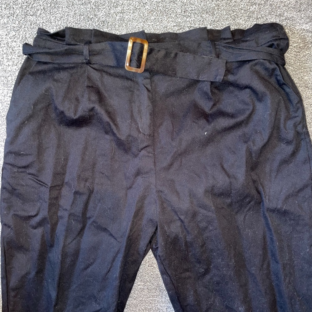 Showpo Tortoise Belted Trousers Wide Leg